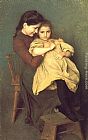 Emile Friant Chagrin d'Enfant painting